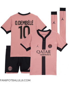 Paris Saint-Germain Ousmane Dembele #10 Echipament de Fotbal Replică 2024-25 Copii Treilea (+ Șorturi)